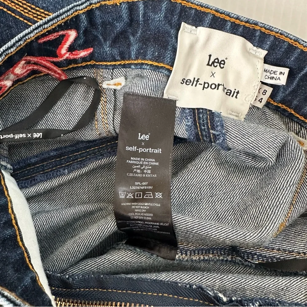 Lee x Self-Portrait Tiered Ruffle HemMini Skirt, 4 US - Picture 9 of 14